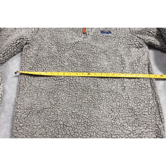 USA Palm Reversible 1/4 Zip Pullover Women Large Sherpa Gray Black L/XL - Picture 3 of 7